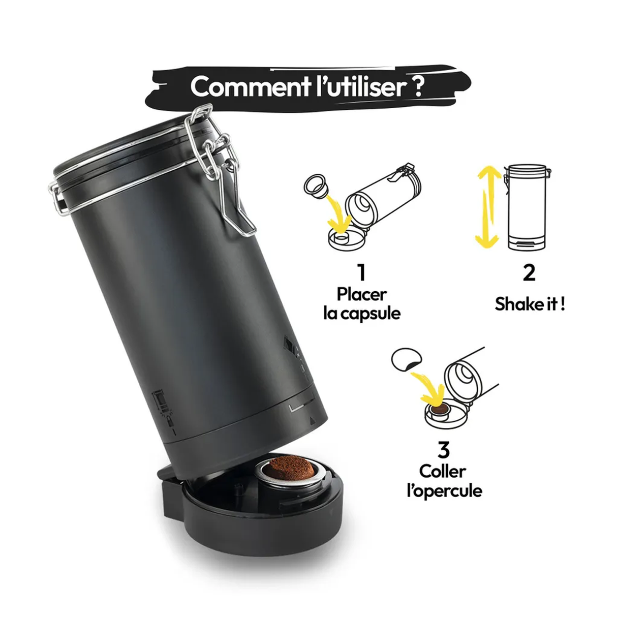Kit Complet Capsule Rechargeable pour Nespresso Original | Caps'me