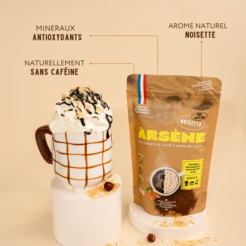 Boisson Sans Caféine au Lupin aux Notes de Noisette - 250gr de Arsène