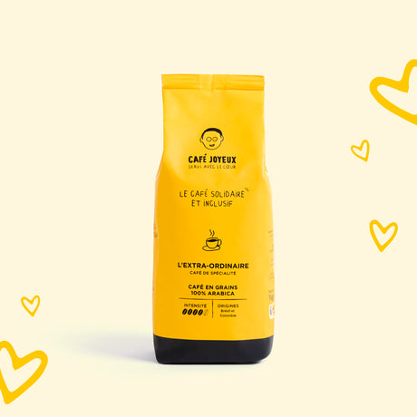 Café Joyeux - Café en Grain L'Extra-Ordinaire | 100% Arabica