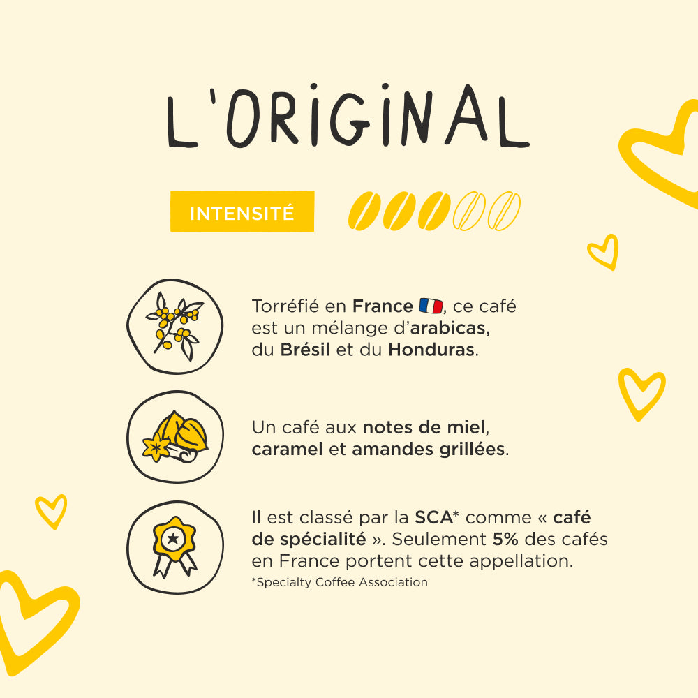 Café Joyeux - Café en Grain L'Original  | 100% Arabica