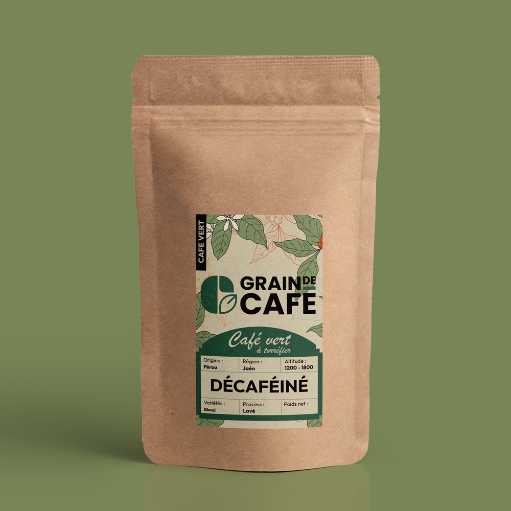 Cafe vert du Perou Decafeine