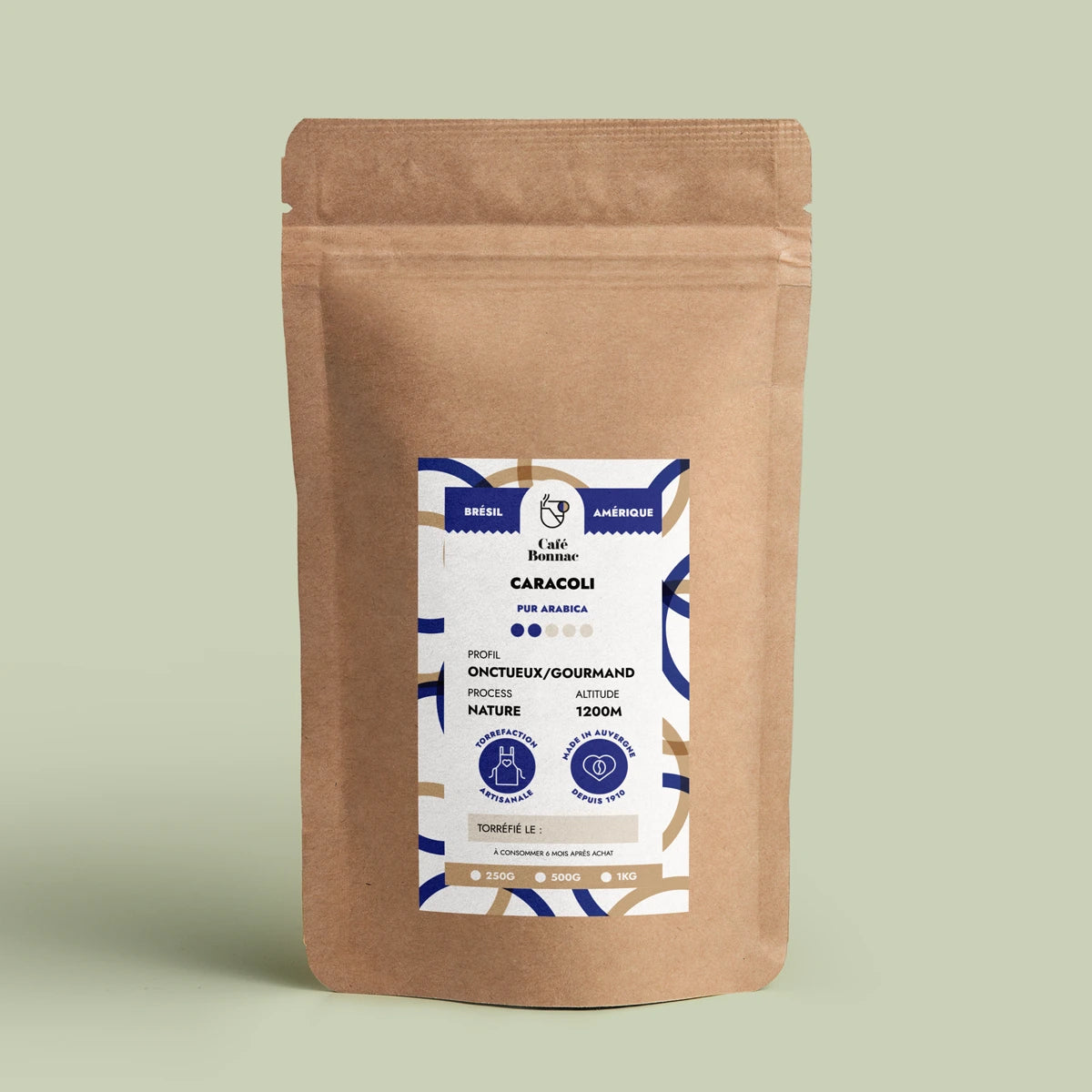 Café Moulu Brésil Caracoli - Café Bonnac | 100% Arabica