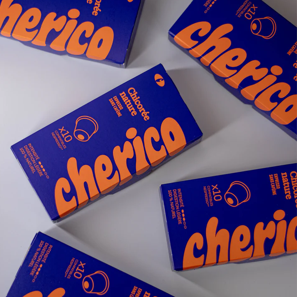 Capsules Chicorée Nature Cherico recyclables – chicorée douce et riche en fibres prébiotiques pour le bien-être digestif