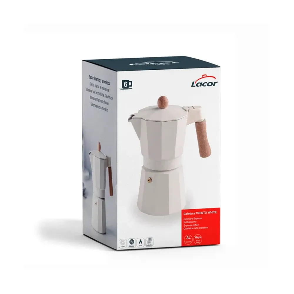 Cafetière Italienne Express Trento - 6 Tasses | Lacor