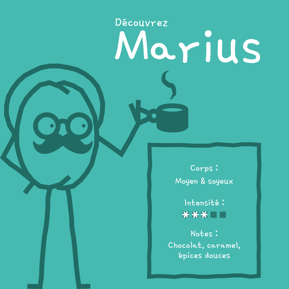 Café Moulu Blend "Marius" - Café Bonnac | 100% Arabica