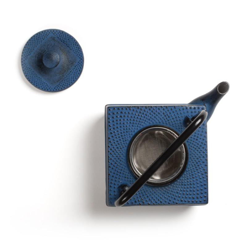 Theiere fonte bleu