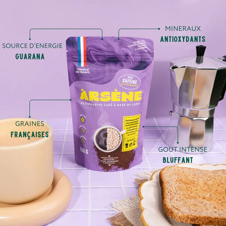 Arsène l'Alternative au café Boisson Avec Caféine au Lupin - 250gr