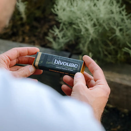 Barre Détours Bivouac au chocolat noir à 70 % de cacao