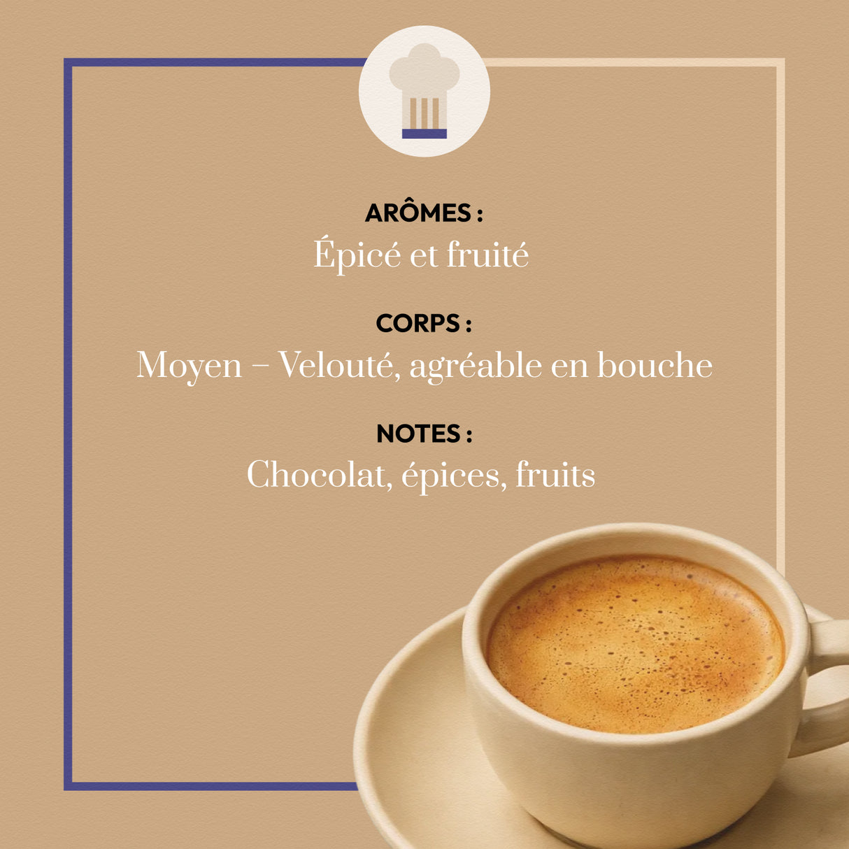 Café Bonnac Blend Africain en grains, assemblage de cafés du Congo, d’Éthiopie et du Kenya.