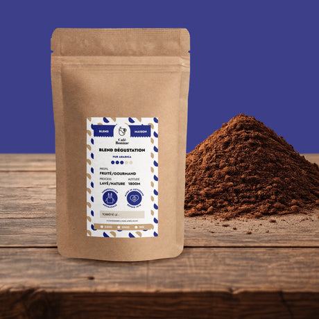 Café moulu Blend Dégustation de Café Bonnac, 100 % Arabica.