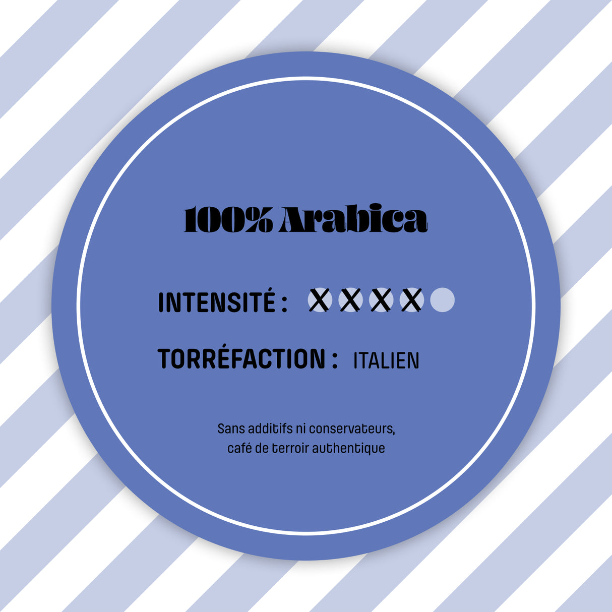 Café Presto en grains, mélange Arabica Robusta corsé pour expresso.