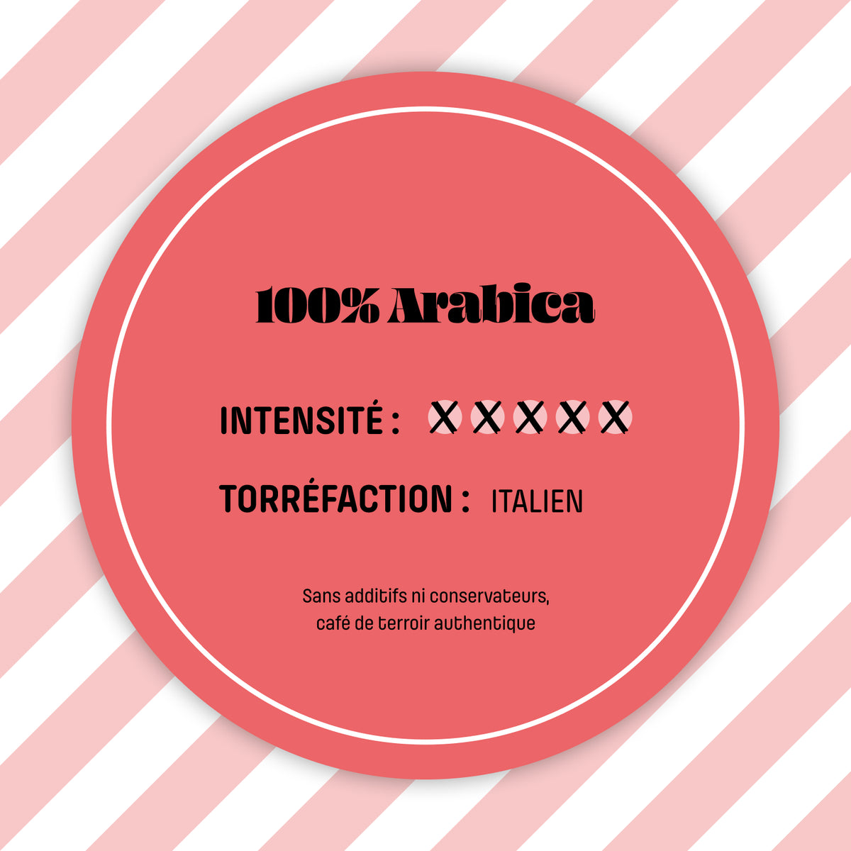 Grains de café Presto issus d'un blend arabica et robusta