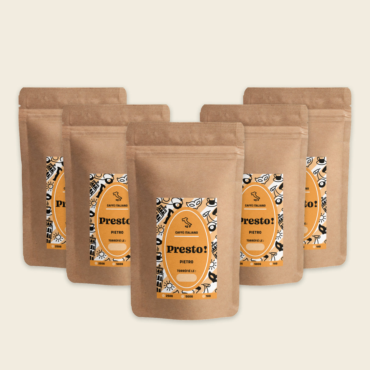 5 kg de café Blend Pietro pour les professionnels