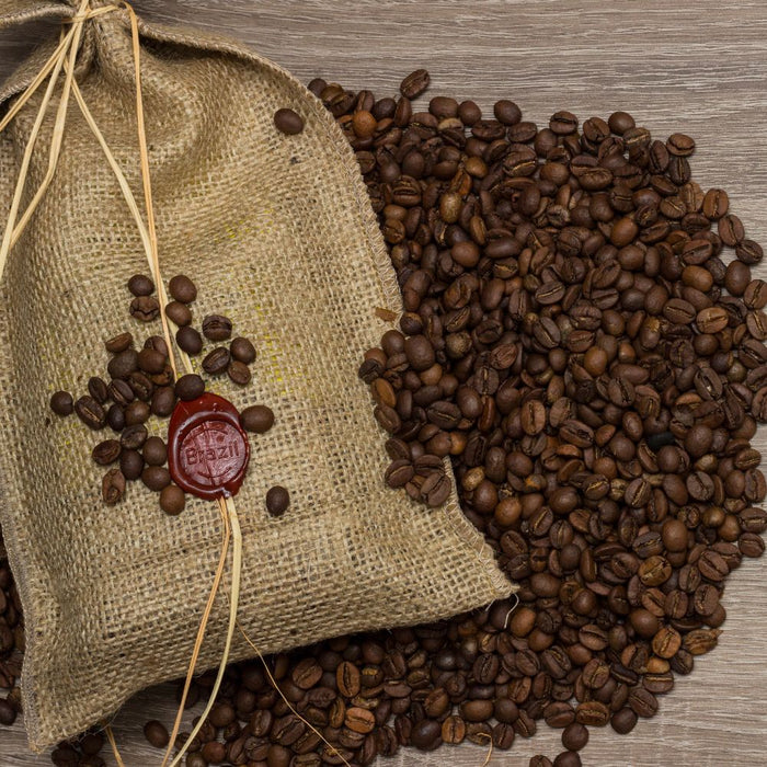 Sélection de cafés du Brésil GraindeCafé en grain et moulus : Santos, Yellow Caracoli, Yellow Bob