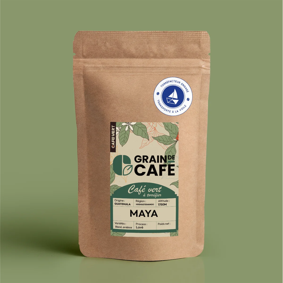 café vert du guatemala by sail