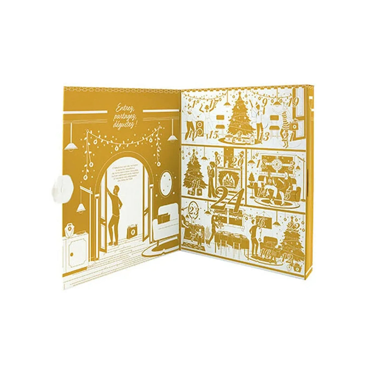 Calendrier de l’Avent chocolat Monbana pour Noël 2026.
