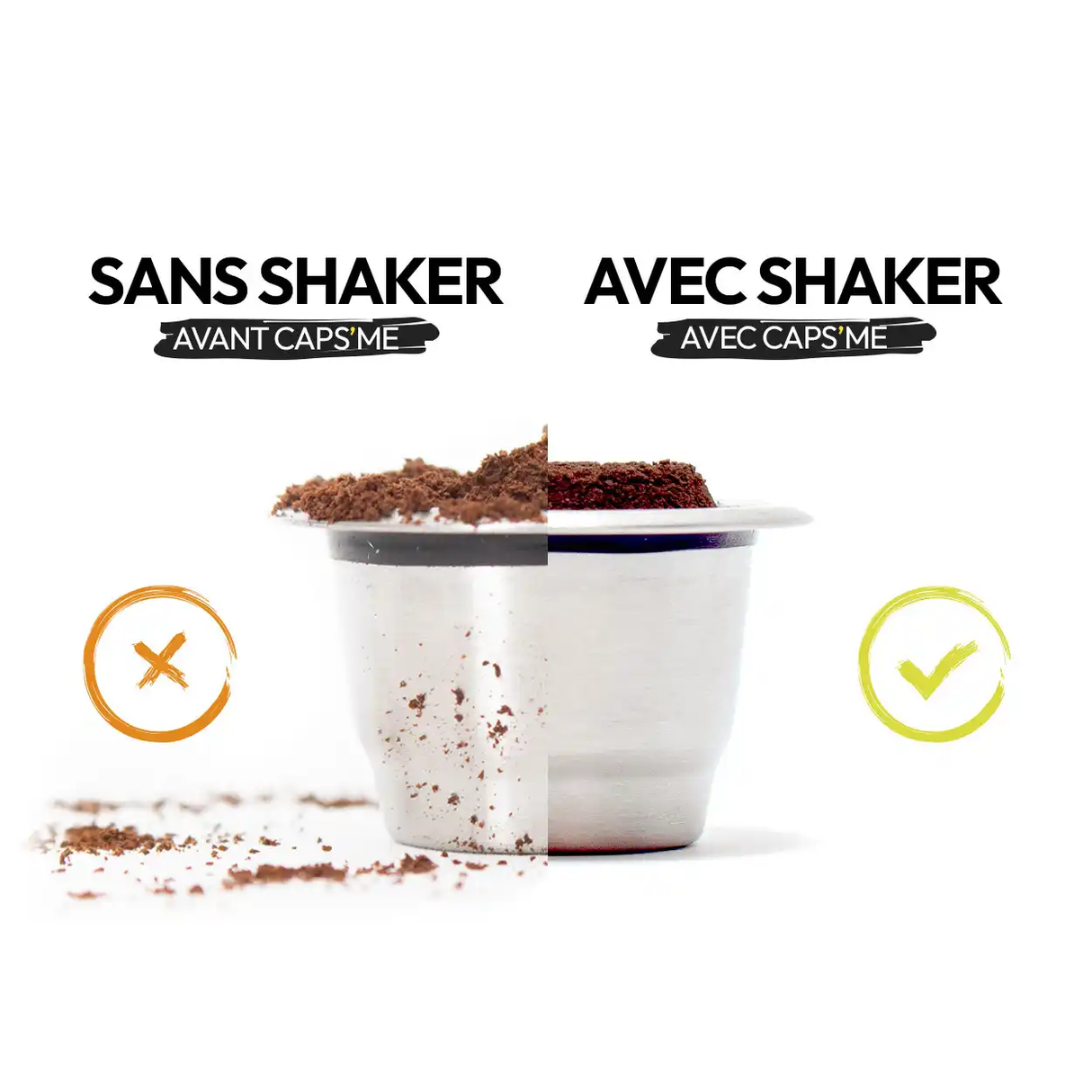 3 Capsules Réutilisables Compatible Nespresso Original | Caps'me