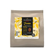 Packaging des fèves de chocolat au lait Jivara 40% destinées à la pâtisserie, produit professionnel de Valrhona en sachet de 1 kg.