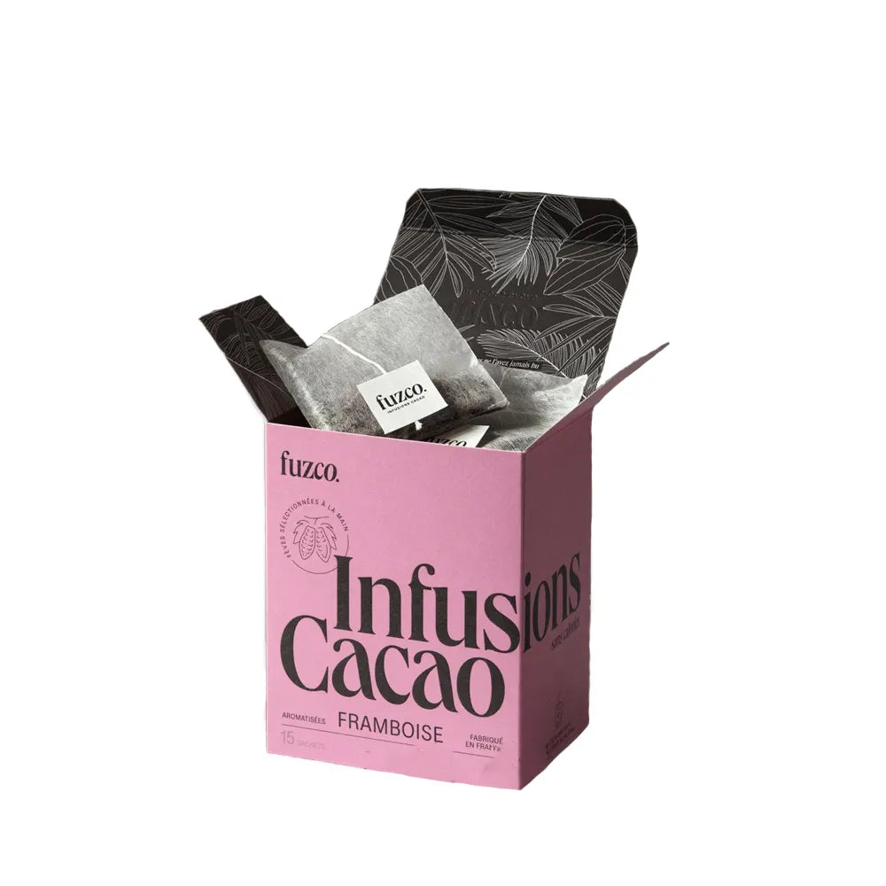 Infusion BIO Cacao Framboise - 15 sachets | Fuzco