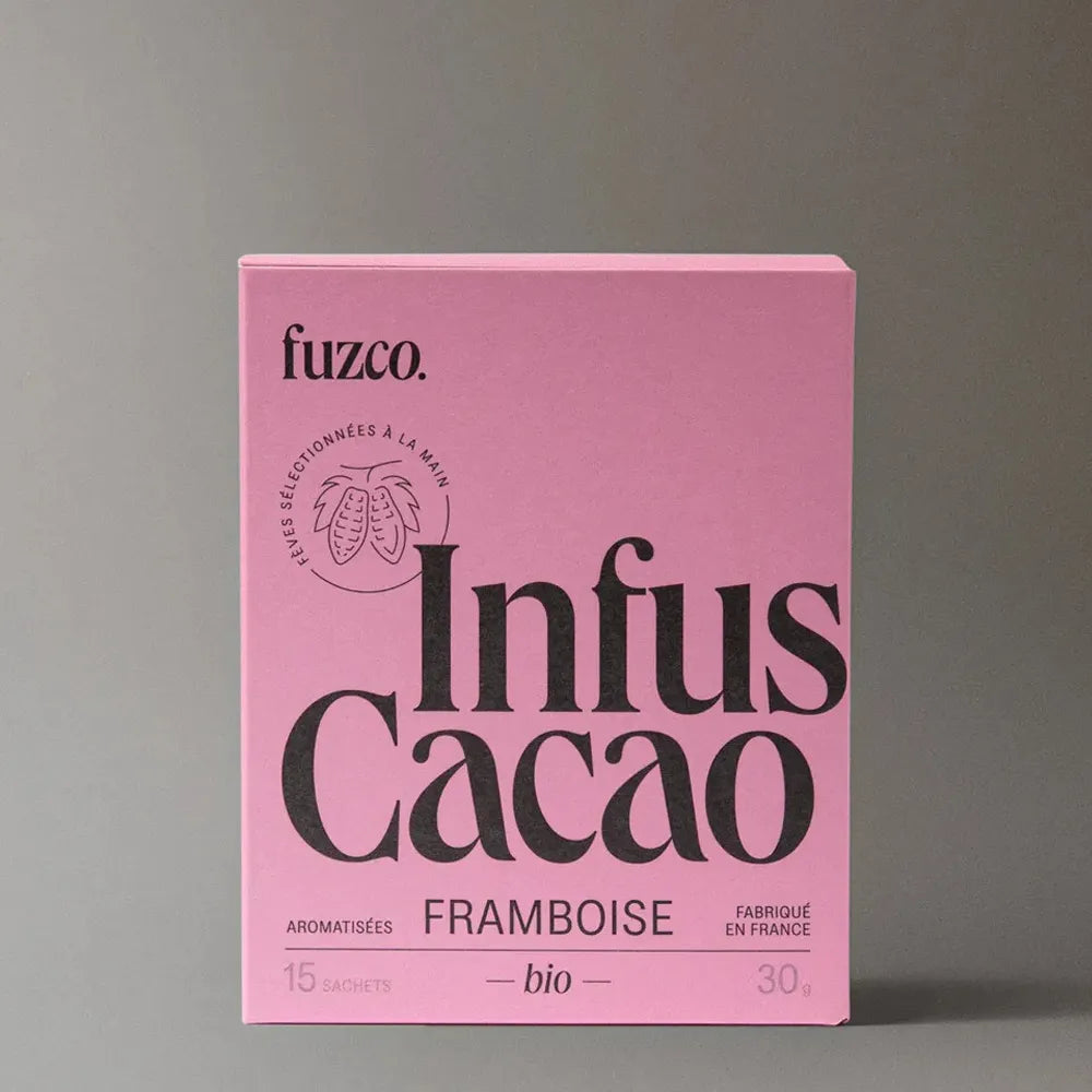 Infusion BIO Cacao Framboise - 15 sachets | Fuzco