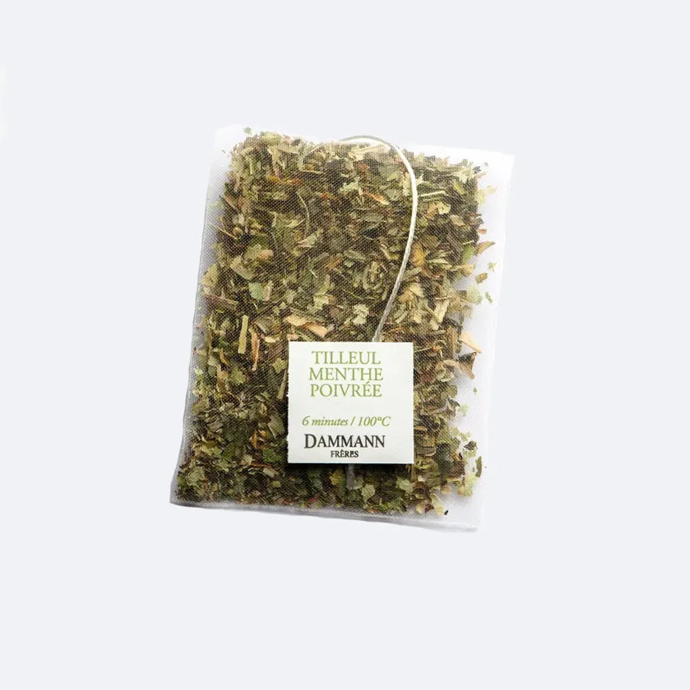 Infusion Tilleul Menthe Poivrée - 25 sachets | Dammann Frères