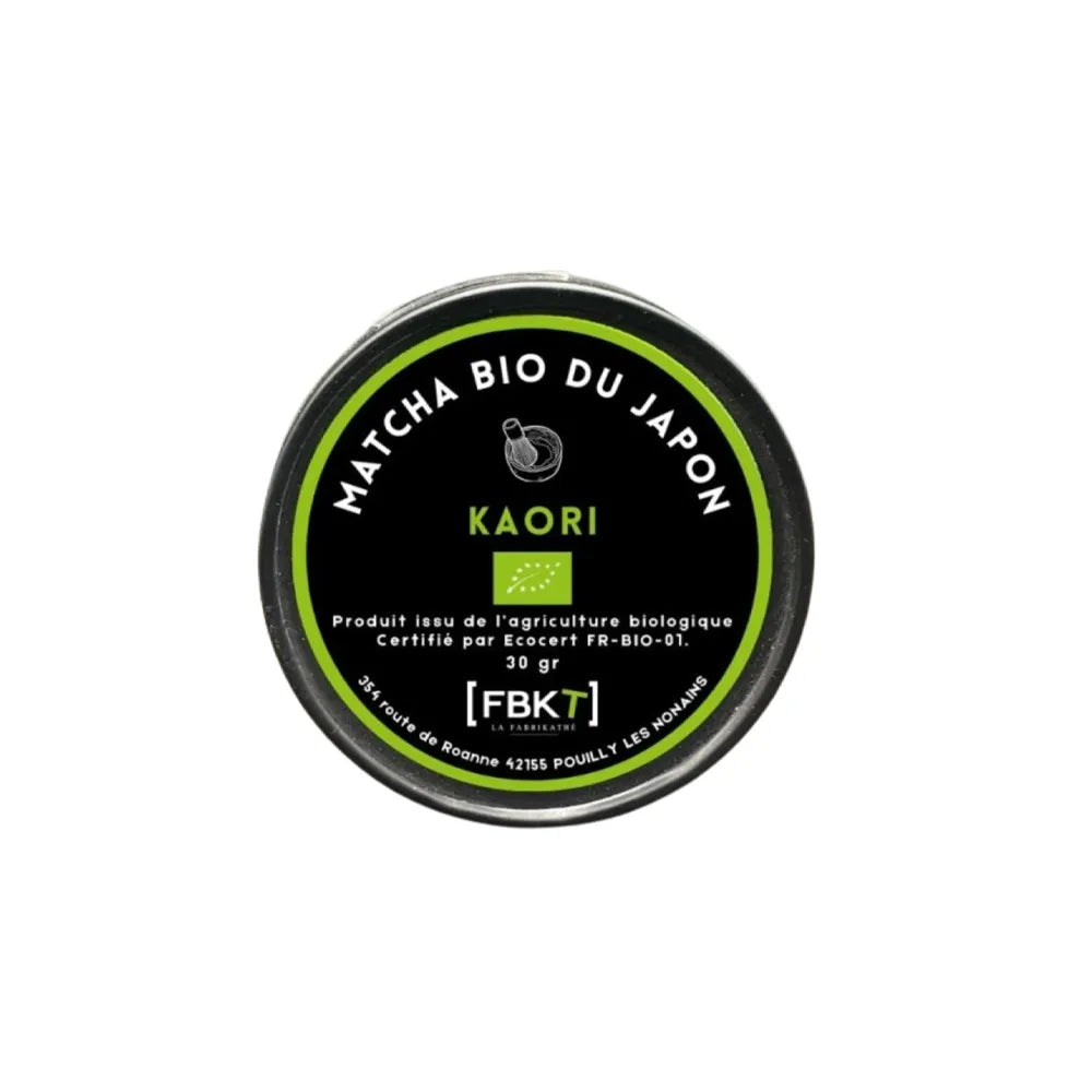 Matcha du Japon Kaori en boite de 30 gramme FBKT