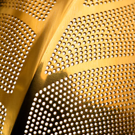 Passe-thé Leaf finition dorée Dammann Frères – infuseur à thé design en acier inoxydable