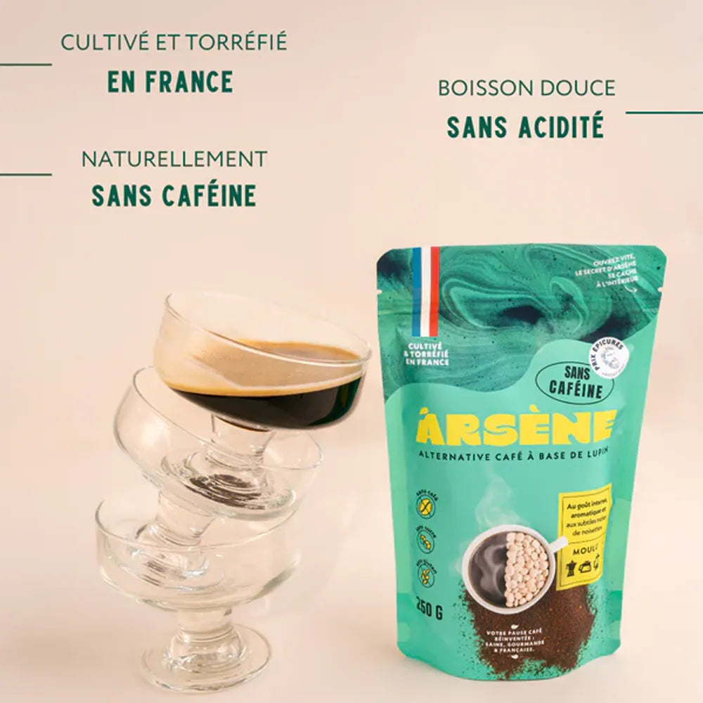 Boisson Sans Caféine au Lupin - 250gr de Arsène
