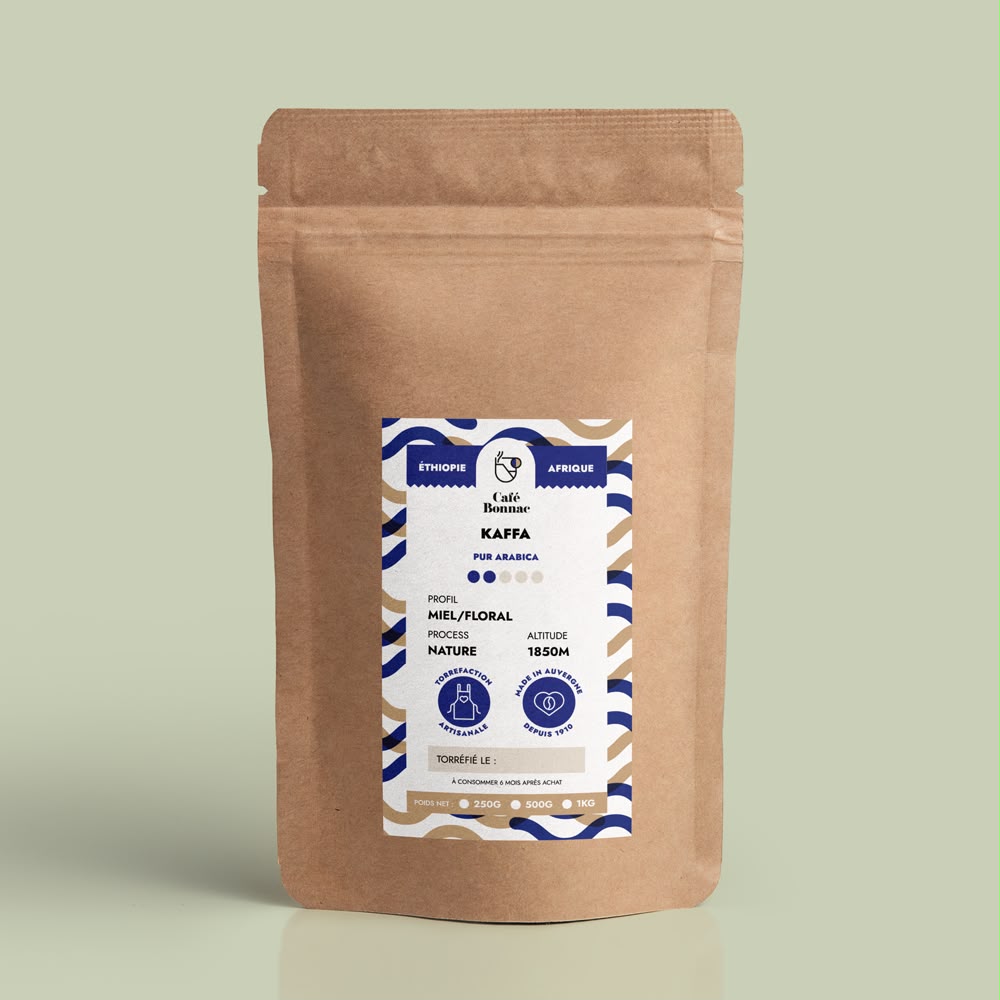 Café Moulu Ethiopie Kaffa - Café Bonnac | 100% Arabica