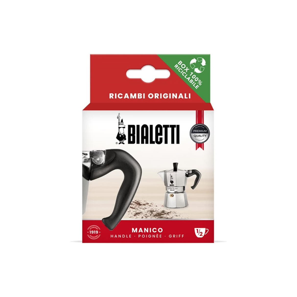 Poignée 1/2 tasses pour Moka Express | Bialetti