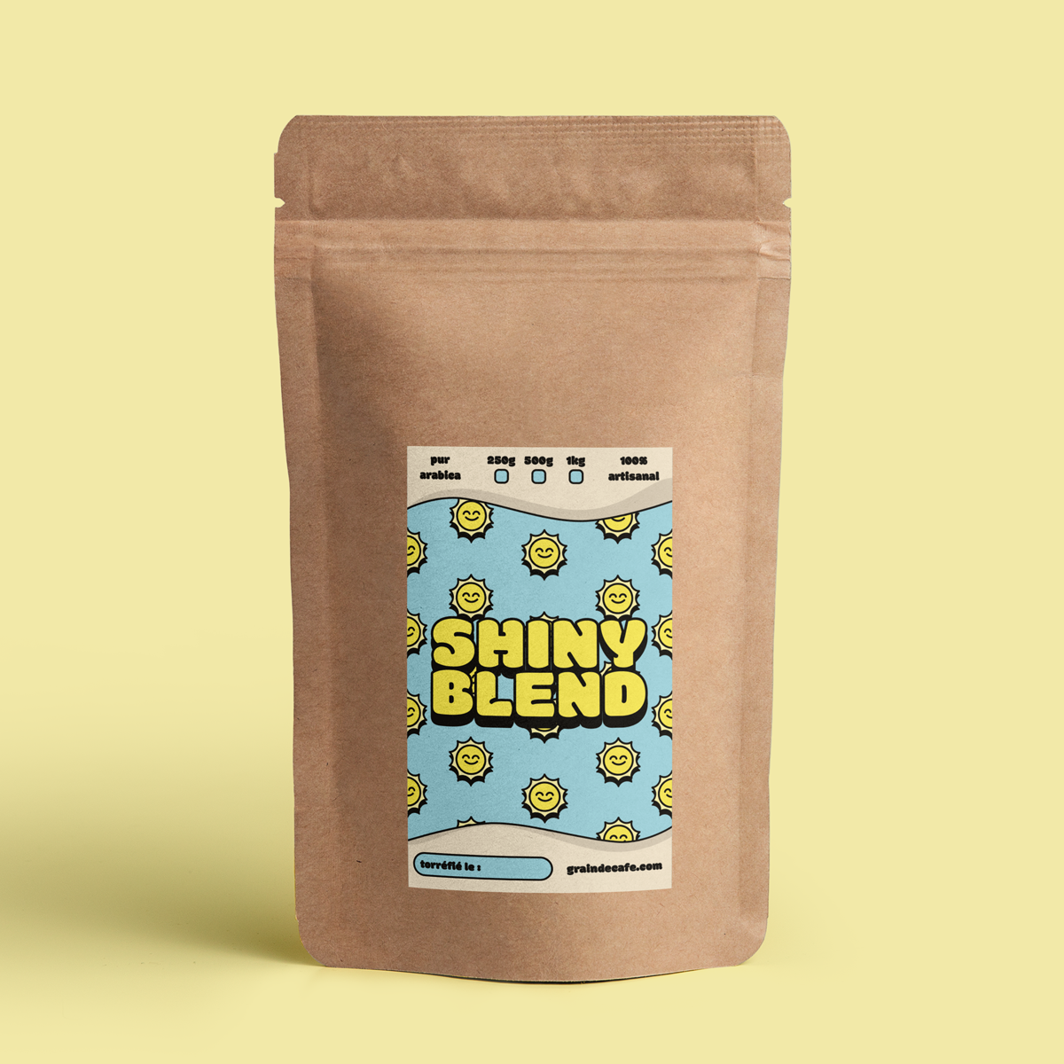 Shiny blend café en grain 100% arabica