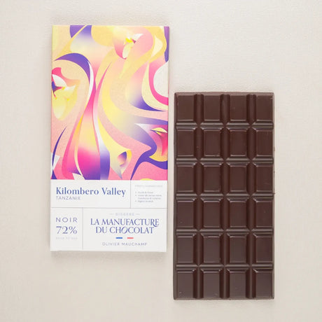 Chocolat noir Kilombero Valley élaboré à partir de cacao de Tanzanie.
