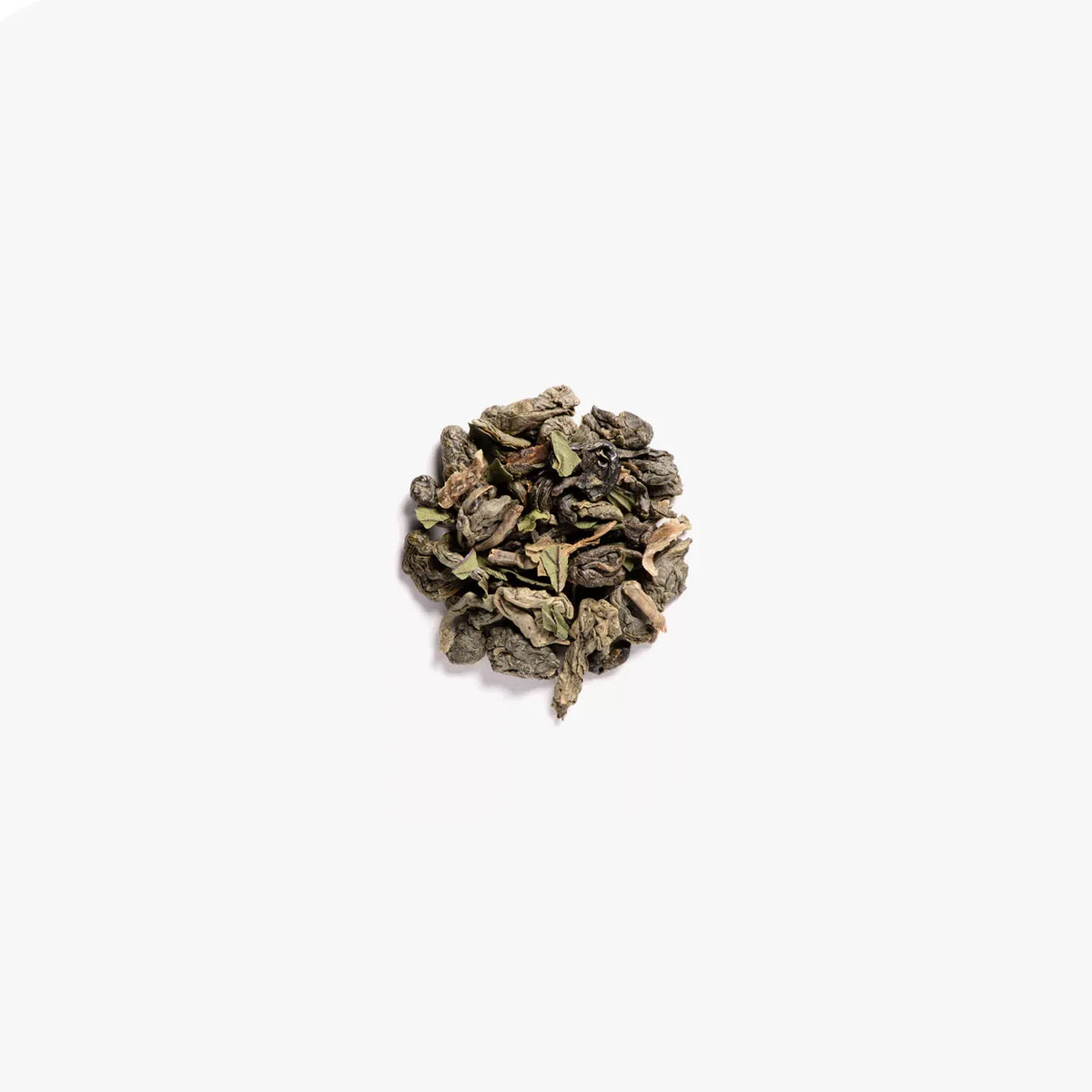 Thé vert Touareg à la menthe douce et à la menthe poivrée.