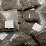 Thé vert Gunpowder aromatisé à la menthe, inspiré de la tradition marocaine.