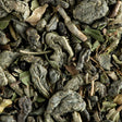 Thé vert Touareg Dammann Frères 100 g, parfumé à la menthe douce et à la menthe poivrée.