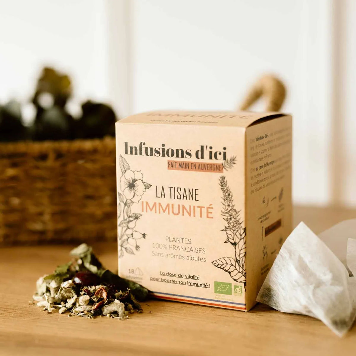 Tisane BIO Immunité Infusions d'Ici aux plantes