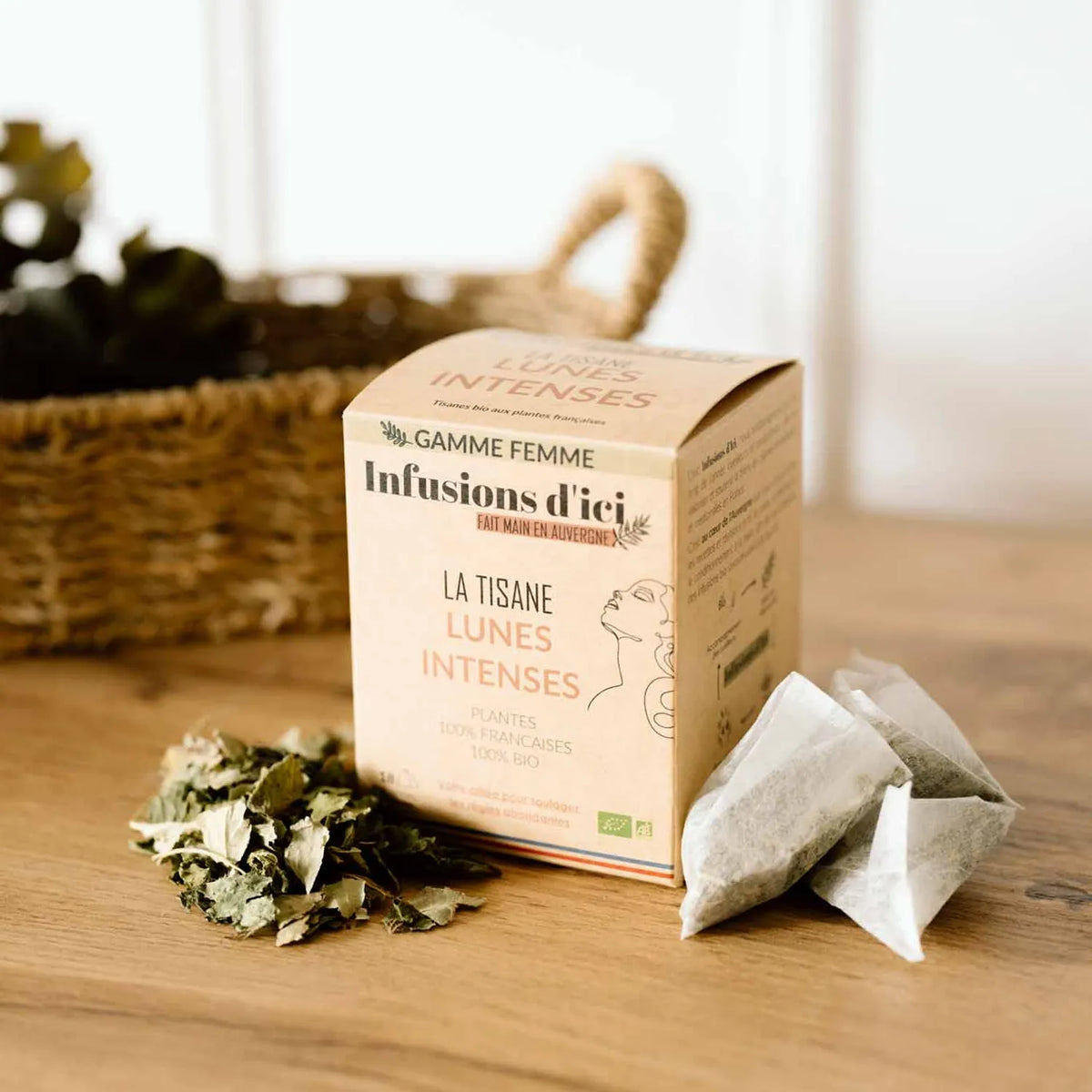 Tisane BIO Lunes Intenses Infusions d'Ici aux plantes