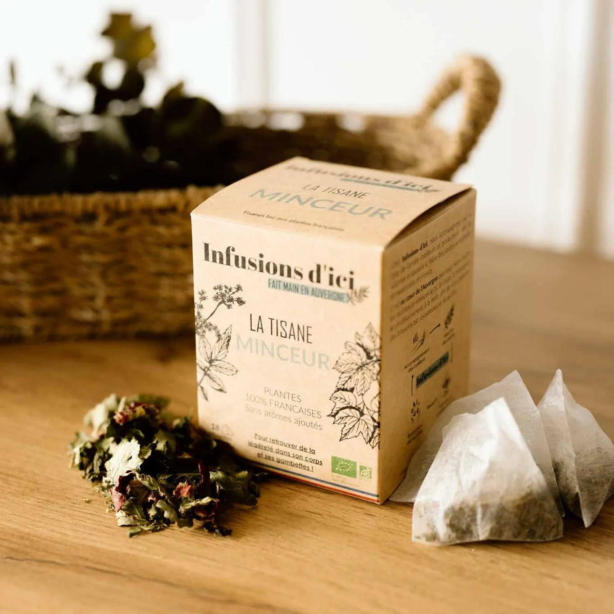 Tisane BIO Minceur Infusions d'Ici aux plantes