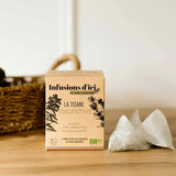 Tisane Digestive au romarin, menthe verte et origan