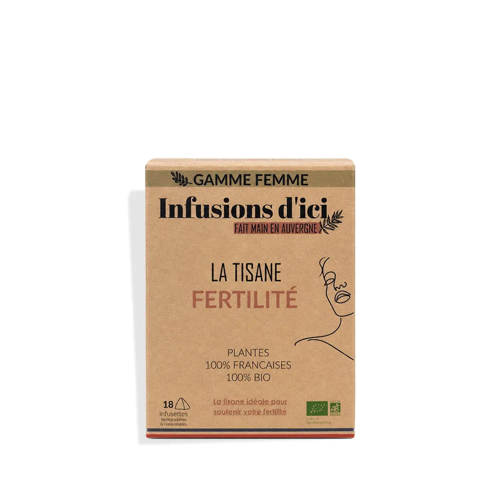 La Tisane BIO Fertilité - 18 sachets | Infusions d'Ici