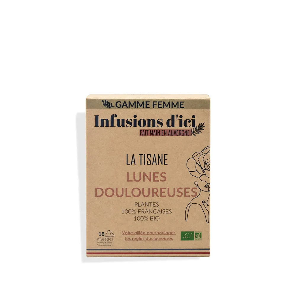 La Tisane BIO Lunes Douloureuses - 18 sachets | Infusions d'Ici