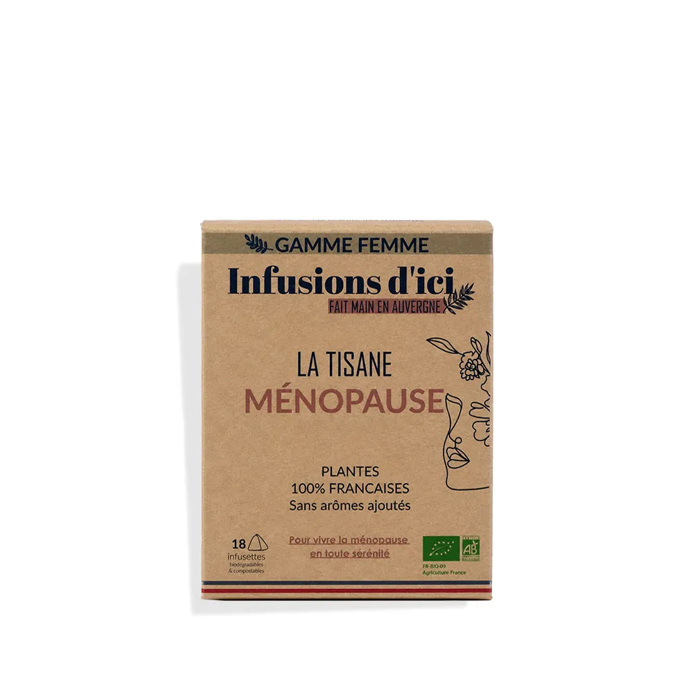 La Tisane BIO Ménopause - 18 sachets | Infusions d'Ici